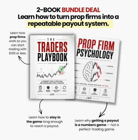 2-Book Bundle: The Traders Playbook & Prop Firm Psychology. Learn to Turn Prop Firms into a Repeatable Payout System